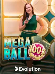 Mega Ball 100x lottery at ALLSTARS IO’s casino